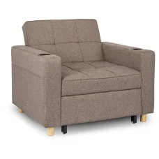 Armchair-bed SOLOR, beige